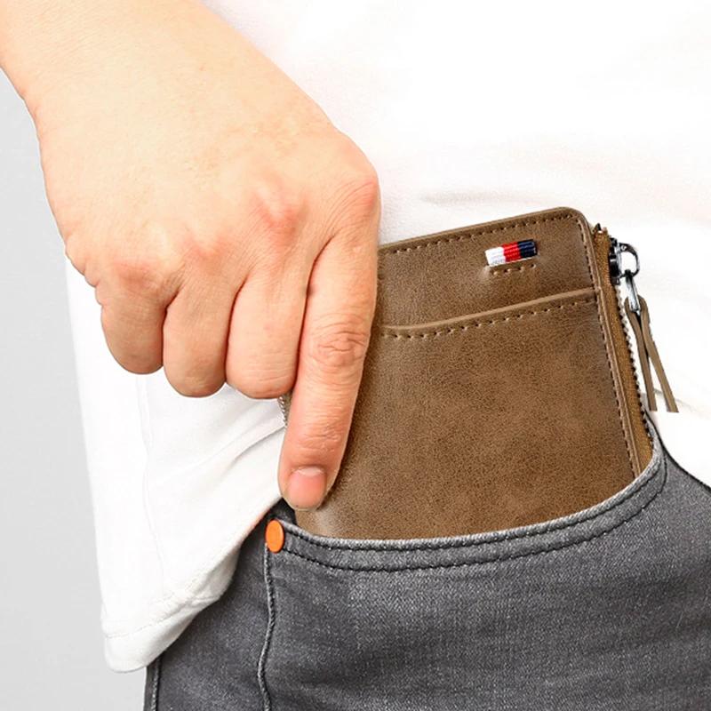 💯 ¡SOLO NUEVO!❗🧳 Billetera para Hombre con Bloqueo RFID 🚫