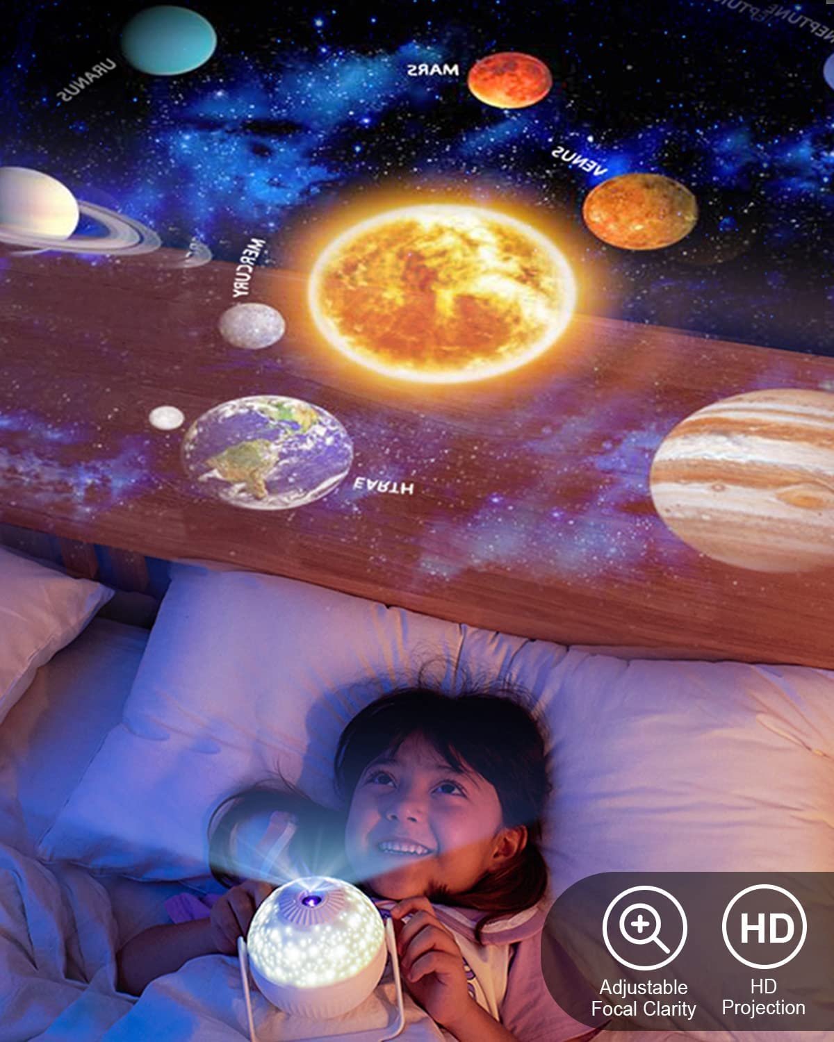 💯 ¡SOLO NUEVO!❗🌌Projector espacial para niños🌌