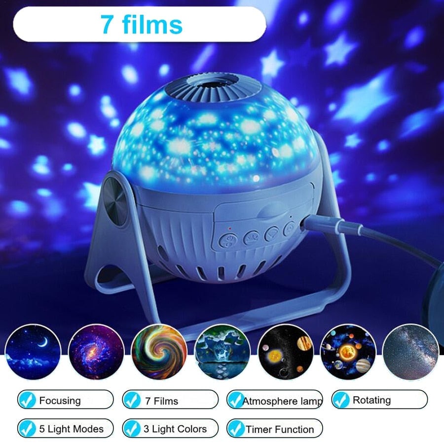 💯 ¡SOLO NUEVO!❗🌌Projector espacial para niños🌌