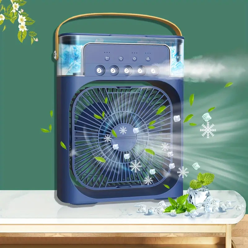 💯 ¡SOLO NUEVO!❗🌀 Mini Ventilador Portátil y Humidificador 🌀