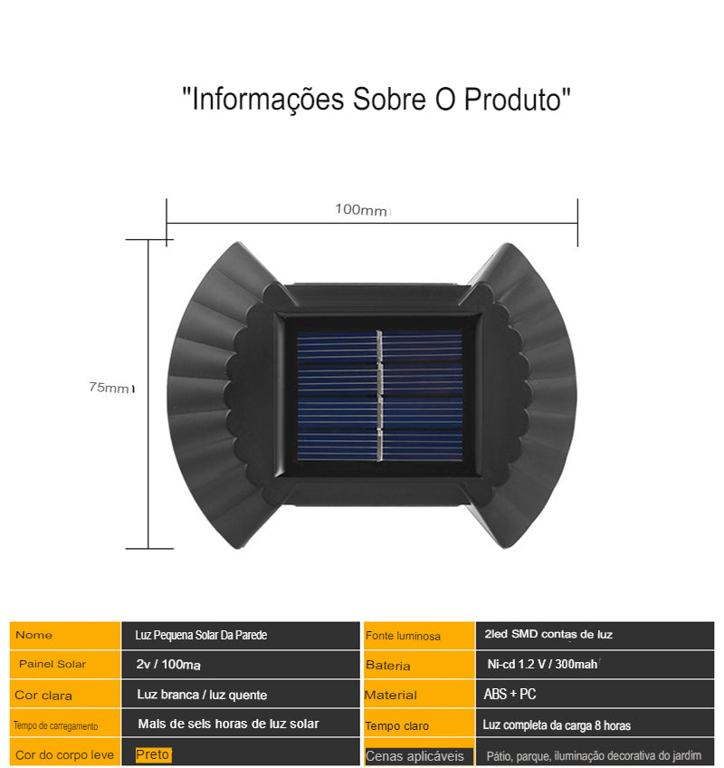 💯 ¡SOLO NUEVO!❗🌟Luz adherente de exterior🌟